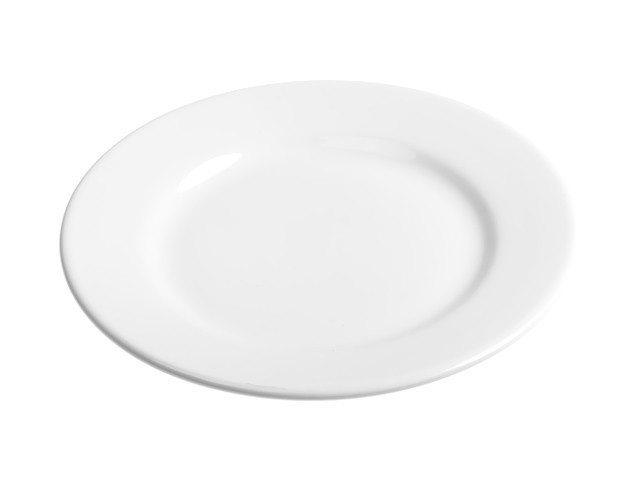 Тарелка обеденная керамическая, 241 мм, круглая, серия Лапсеки, белая, PERFECTO LINEA (Супер цена!) (16-124004)
