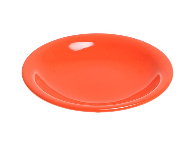 Тарелка глубокая керамическая, 221 мм, круглая, серия Самсун, оранжевая, PERFECTO LINEA (Супер цена!) (17-225200)