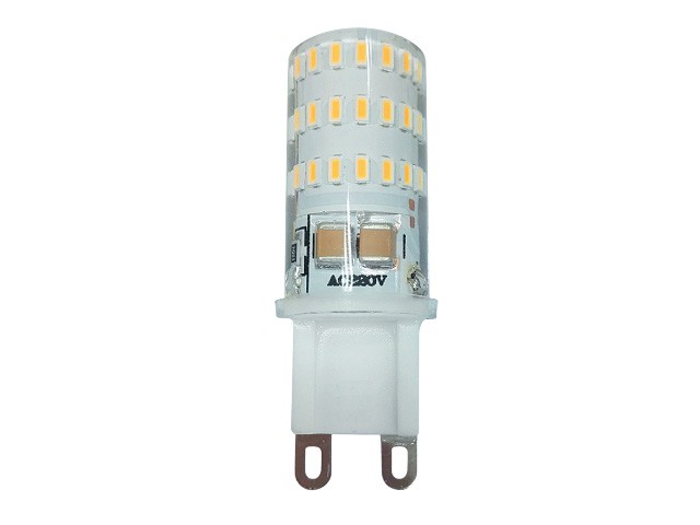 Лампа светодиодная PLED G9 5 Вт 230В 2700К JAZZWAY (25 Вт аналог лампы накал., 320Лм.) (1032102B)