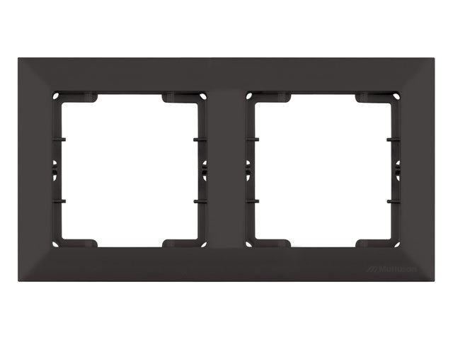 Рамка 2-ая горизонтальная черная, DARIA, MUTLUSAN (2120 800 1284)