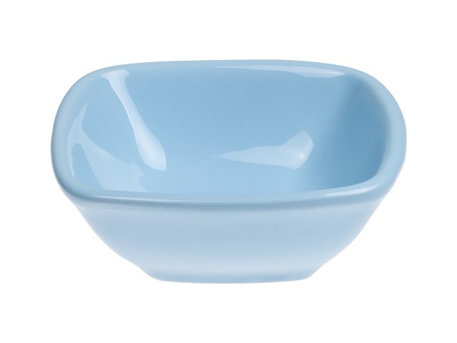 Салатник керамический, 120 мм, квадратный, серия Анкара, голубой, PERFECTO LINEA (Супер цена!) (18-814405)