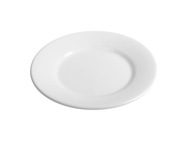 Тарелка десертная керамическая, 198 мм, круглая, серия Лапсеки, белая, PERFECTO LINEA (16-119004)