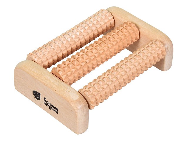 Массажер деревянный для ног, 14х9х4 см, "Банные штучки" (40160) (БАННЫЕ ШТУЧКИ)