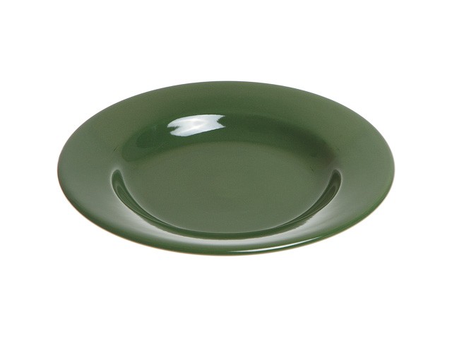 Тарелка глубокая керамическая, 211 мм, круглая, серия Лапсеки, зеленая, PERFECTO LINEA (Супер цена!) (17-121309)
