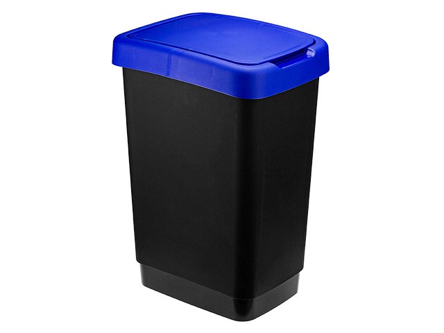 Контейнер для мусора ТВИН 25л (синий) (М2469) (IDEA)