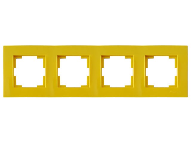 Рамка 4-ая горизонтальная желтая, RITA, MUTLUSAN (2220 800 1408)