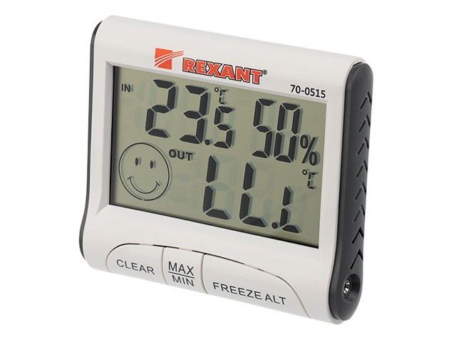 Термогигрометр комнатно-уличный REXANT (70-0515)