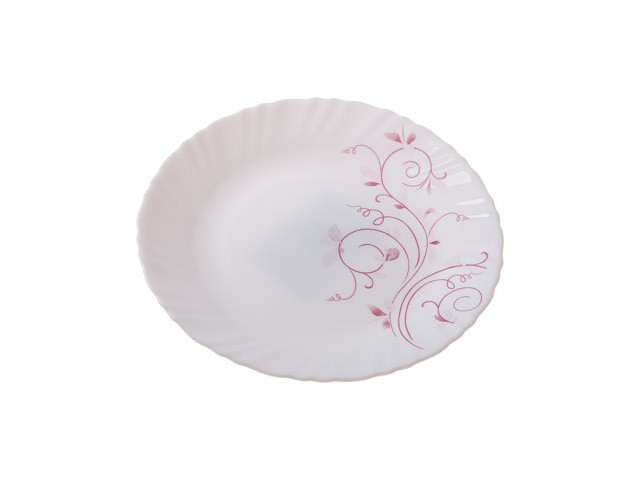 Тарелка десертная стеклокерамическая, 190 мм, круглая, серия Пурпурное сияние, DIVA LA OPALA (Collection Classique) (13-119022)