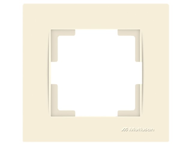 Рамка 1-ая кремовая, RITA, MUTLUSAN (2220 800 1102)