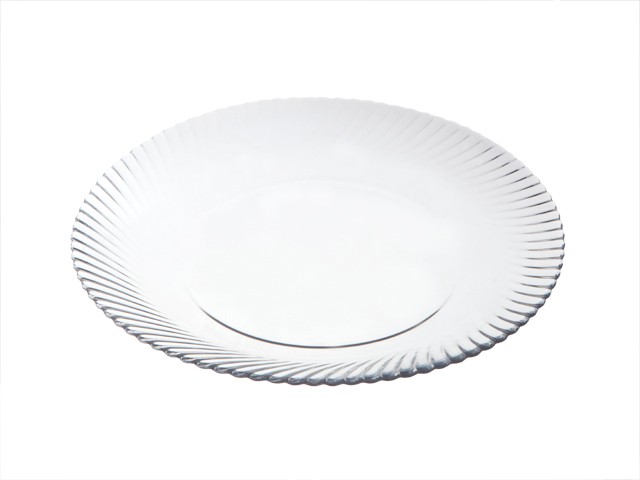 Тарелка обеденная стеклянная, 250 мм, круглая, Даймонд (Diamond), NORITAZEH (401022T)