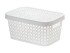 Ящик для хранения с крышкой ПИРУЛА 90х190х130 (белый) (М2347) (IDEA)