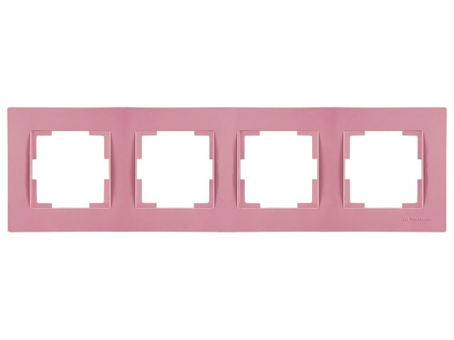 Рамка 4-ая горизонтальная розовая, RITA, MUTLUSAN (2220 800 1411)
