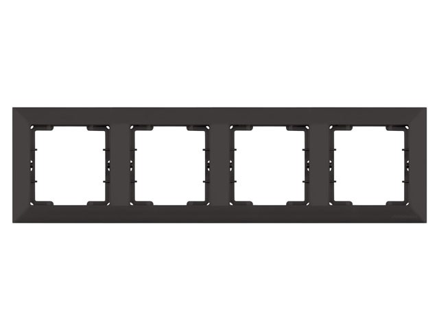 Рамка 4-ая горизонтальная черная, DARIA, MUTLUSAN (2120 800 1484)