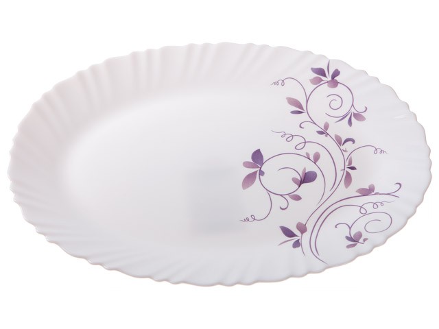 Блюдо стеклокерамическое, 320 мм, овальное, серия Пурпурное сияние, DIVA LA OPALA (Collection Classique Прекрасный подарок) (13-132022)