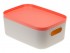 Ящик для хранения с крышкой ИНФИНИТИ 20х14х8,5 см (коралловый) (М2345) (IDEA)