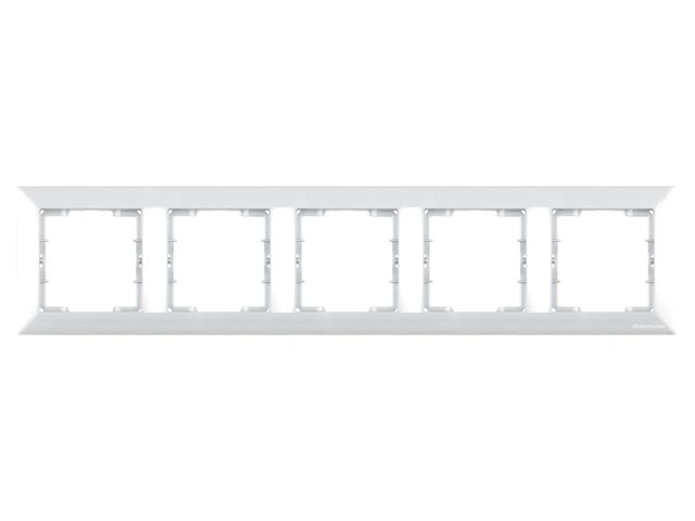 Рамка 5-ая горизонтальная белая, DARIA, MUTLUSAN (2120 800 1501)
