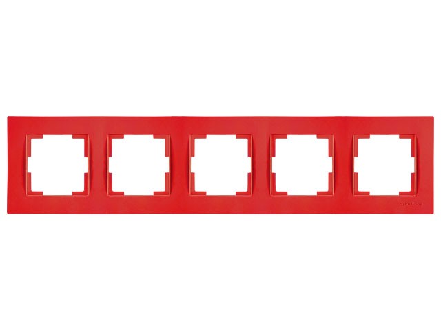 Рамка 5-ая горизонтальная красная, RITA, MUTLUSAN (2220 800 1504)