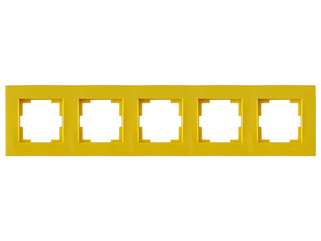 Рамка 5-ая горизонтальная желтая, RITA, MUTLUSAN (2220 800 1508)