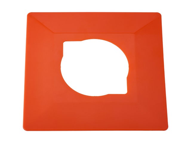 Рамка 1-местная декоративная оранжевая BYLECTRICA (ЮЛИГ.735212.410о)