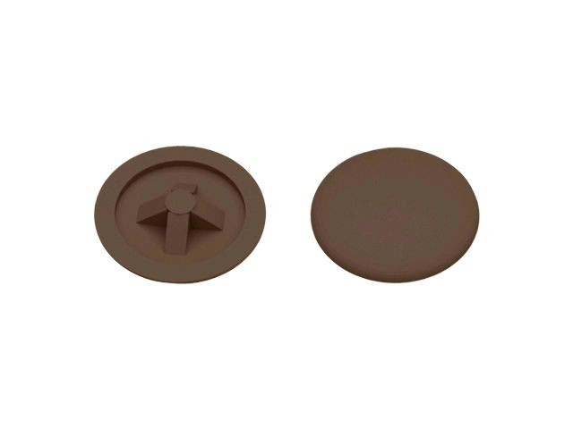 Заглушка для самореза PH2, декоративная коричневая (50 шт в зип-локе) STARFIX (SMZ1-63013-50)