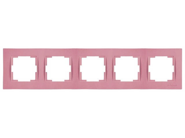 Рамка 5-ая горизонтальная розовая, RITA, MUTLUSAN (2220 800 1511)