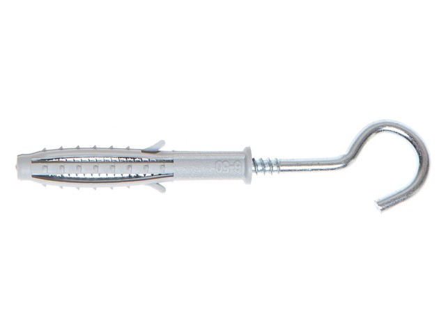 Дюбель с С-образным крючком 10х50 мм (2 шт в зип-локе) STARFIX (SMZ1-22628-2)