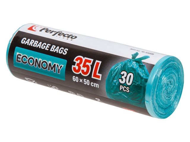 Пакеты для мусора, Economy, 35 л, 30 шт., PERFECTO LINEA (46-300335)