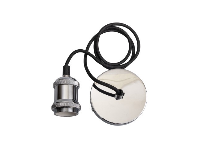 Светильник декоративный RETRO PLC 01 E27 230V/1M ELECTROSILVERING (патрон с проводом) JAZZWAY (, нейтральный белый свет) (5015951)