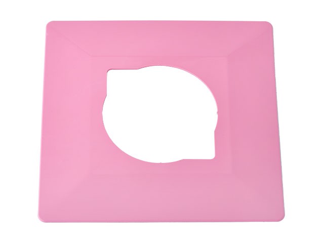 Рамка 1-местная декоративная розовая BYLECTRICA (ЮЛИГ.735212.410роз)