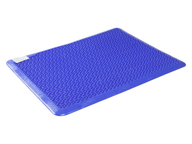 Коврик для прихожей Степ, лазурно-синий, BEROSSI (Изделие из пластмассы. Размер 560 х 430 х 10 мм) (АС15639000)