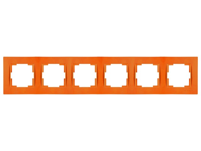 Рамка 6-ая горизонтальная оранжевая, RITA, MUTLUSAN (2220 800 1606)