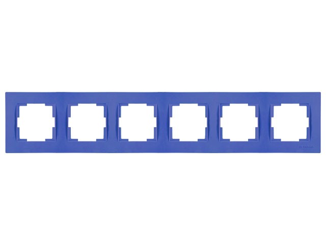 Рамка 6-ая горизонтальная темно-синяя, RITA, MUTLUSAN (2220 800 1609)
