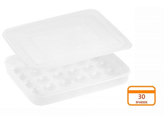 Контейнер для хранения яиц, 30 ячеек, прозрачный, PERFECTO LINEA (34-342651)