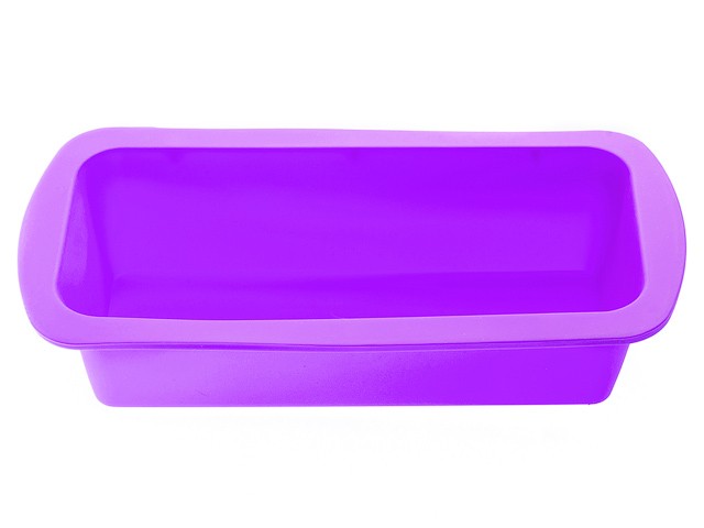 Форма для выпечки, силиконовая, прямоугольная, 27 х 13.5 х 6 см, фиолетовая, PERFECTO LINEA (20-000211)