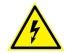 Наклейка знак электробезопасности <Опасность поражения электротоком> 50х50х50 мм REXANT (1шт-1 наклейка.На листе 10шт) (56-0006-2)