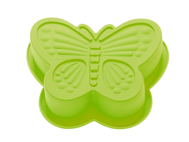 Форма для выпечки, силиконовая, бабочка, 16.5 х 13.5 х 3.5 см, зеленая, PERFECTO LINEA (20-001313)