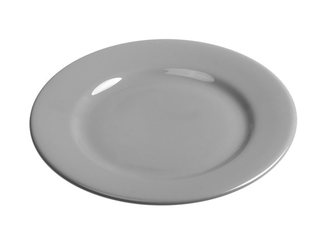 Тарелка обеденная керамическая, 241 мм, круглая, серия Лапсеки, серая, PERFECTO LINEA (Супер цена!) (16-124619)