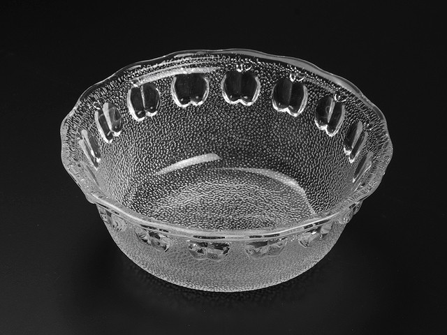 Салатник стеклянный, круглый, 140 мм, Яблоки, PERFECTO LINEA (22-145220)