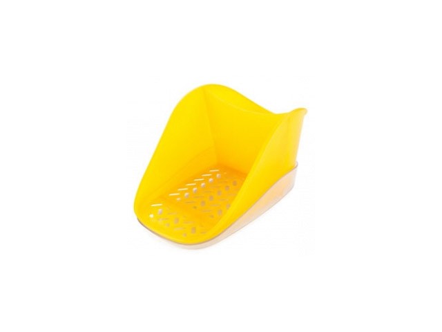 Подставка для моющего средства и губки "Teo plus" (лимон), лимон, BEROSSI (Изделие из пластмассы. Размер 190 х 127 х 102 мм) (ИК18655000)