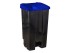 Контейнер для мусора 110л с педалью на колесах (синий) (М2395) (IDEA)
