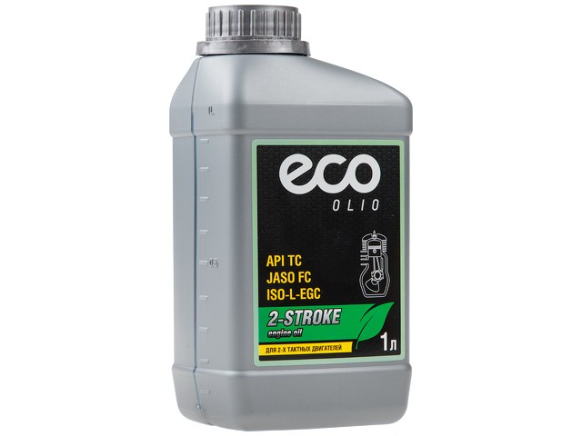Масло моторное 2-х тактное ECO 1 л (JASO FC,  API TC, ISO-L-EGC) (OM2-21)