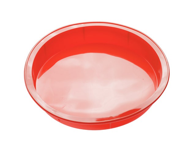 Форма для выпечки, силиконовая, круглая, 24 х 4 см, красная, PERFECTO LINEA (20-002915)