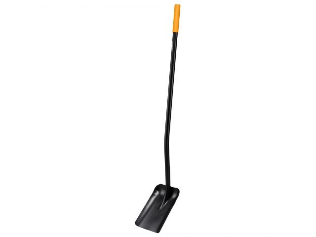 Лопата совковая с ручкой Solid  FISKARS (черная) (1066720)