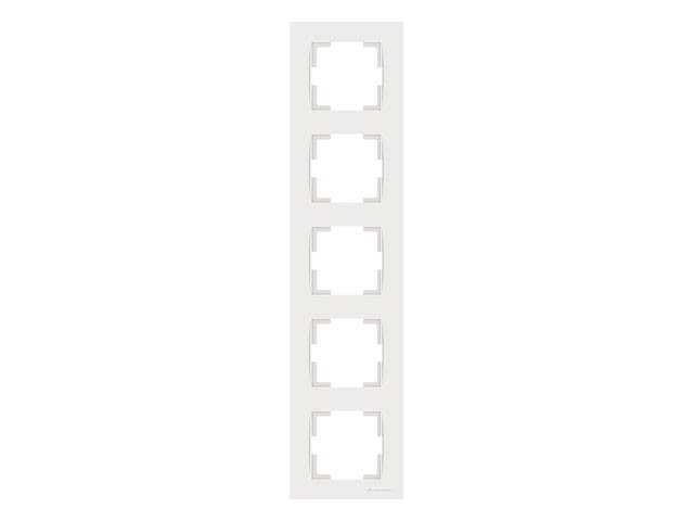Рамка 5-ая вертикальная белая, RITA, MUTLUSAN (2220 800 2501)