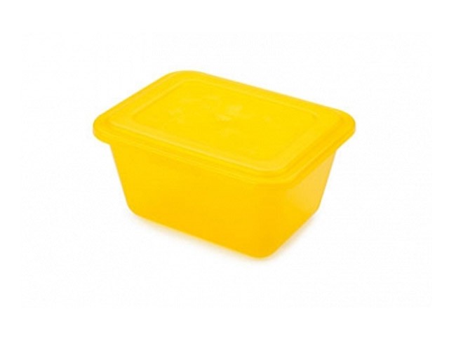 Контейнер "Deco" 0,65 л, лимон, BEROSSI (Изделие из пластмассы. Литраж 0.65 литра.  Размер 151 х 120 х 76 мм) (ИК21155000)