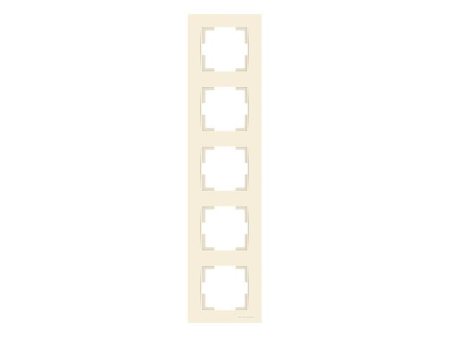 Рамка 5-ая вертикальная кремовая, RITA, MUTLUSAN (2220 800 2502)