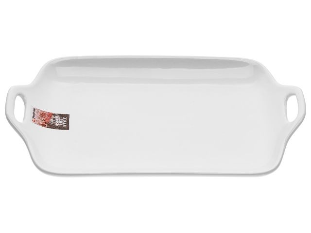 Блюдо керамическое, 29х17х4.5 см, серия ASIAN, белое, PERFECTO LINEA (17-102900)