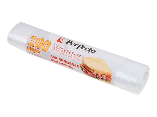 Мешки фасовочные для пищевых продуктов, 100 шт., PERFECTO LINEA (46-142180)