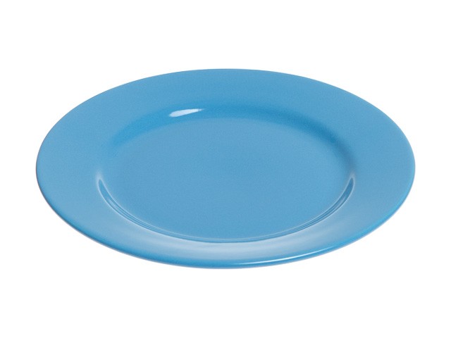 Тарелка обеденная керамическая, 241 мм, круглая, серия Лапсеки, синяя, PERFECTO LINEA (Супер цена!) (16-124401)