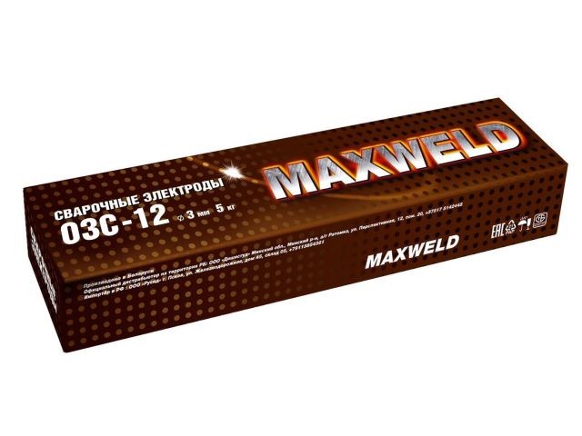 Электроды ОЗС-12 ф 3мм (уп. 5 кг) MAXWELD (Аналог МР-3, улучшенная линейка) (4631151467846)